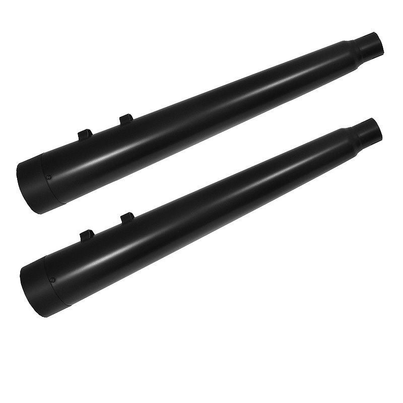 M8ツーリング ステンレス 4.5インチ スリップオンマフラー ブラック