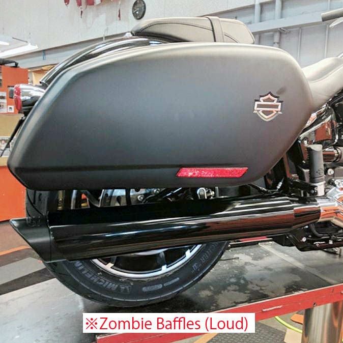 RINEHART(ラインハート)FLSB スリップオンマフラー ブラック/ブラック