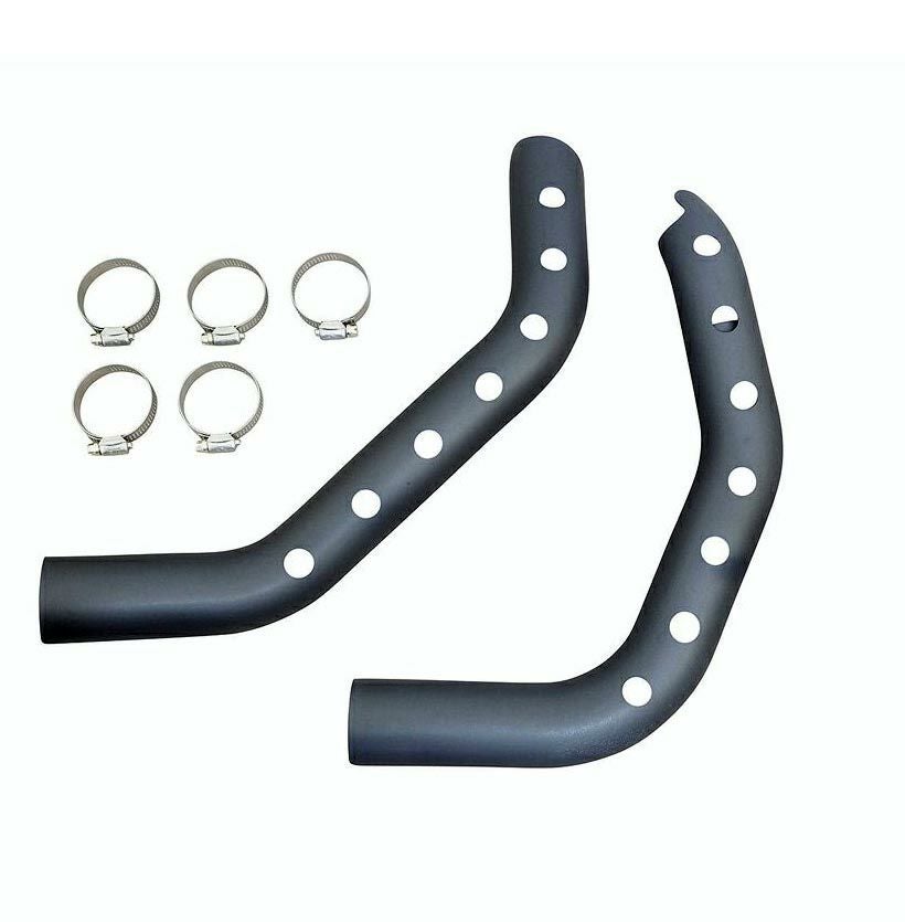 2004～2013 スポーツスター用ドリルド マフラーヒートガード ブラック