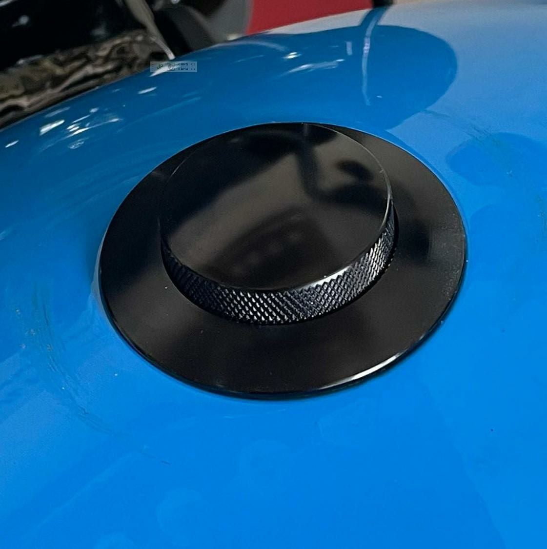 フラッシュマウント フューエルキャップ グロスブラック ハーレー