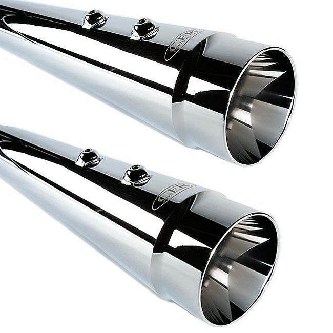 1995～2016 ツーリング 4.5インチ スリップオンマフラー スムース