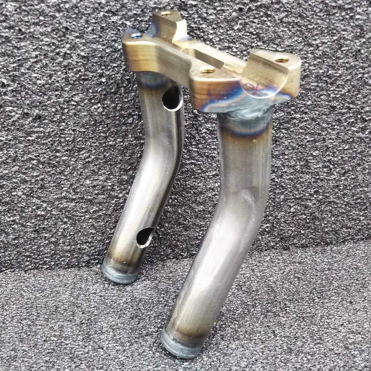 EMGO LIVE TO RIDE ミラー 左用 (クローム/ゴールド) |ハーレーパーツ