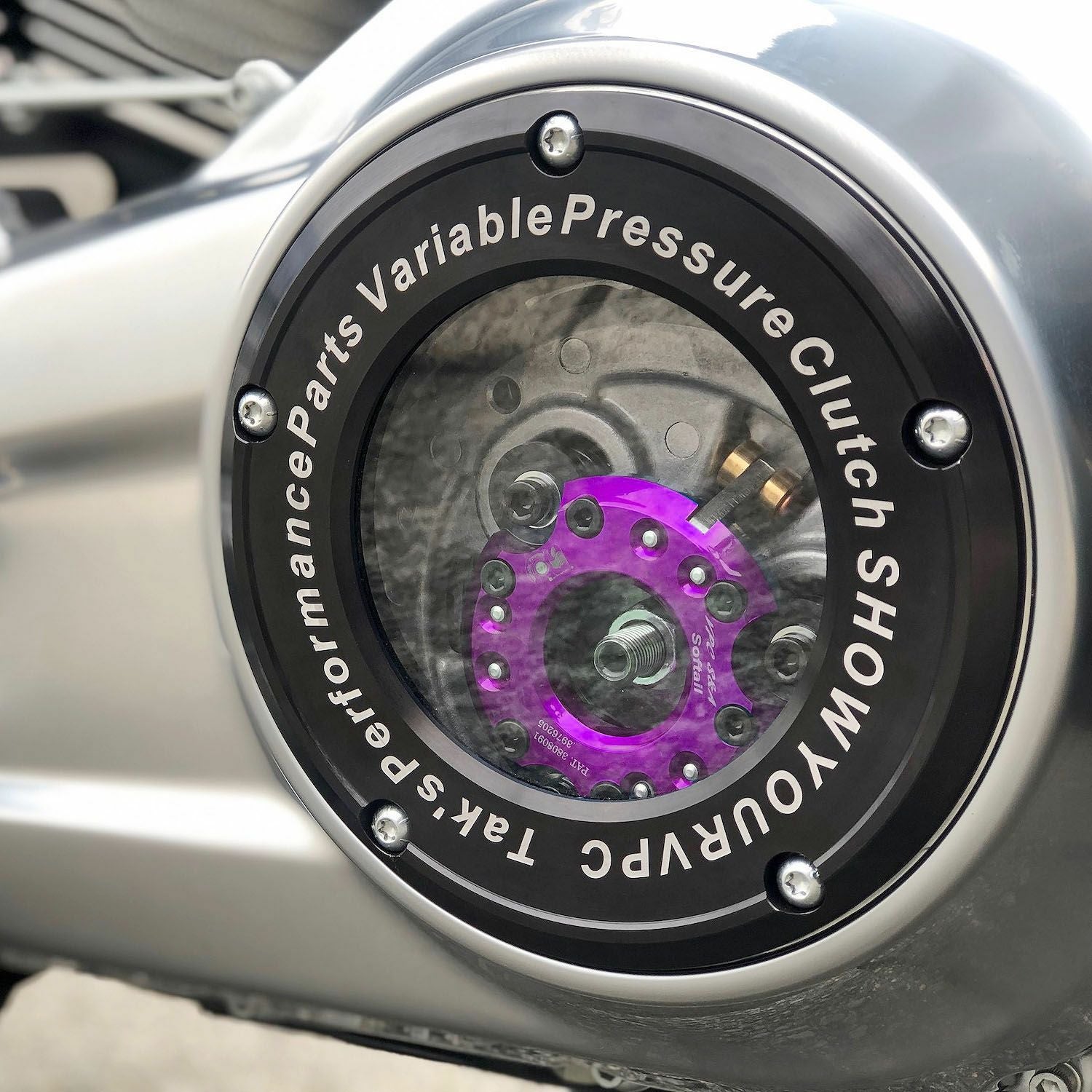 T.P.P VP（可変圧力）クラッチ パープル M8ソフテイル TAK'S