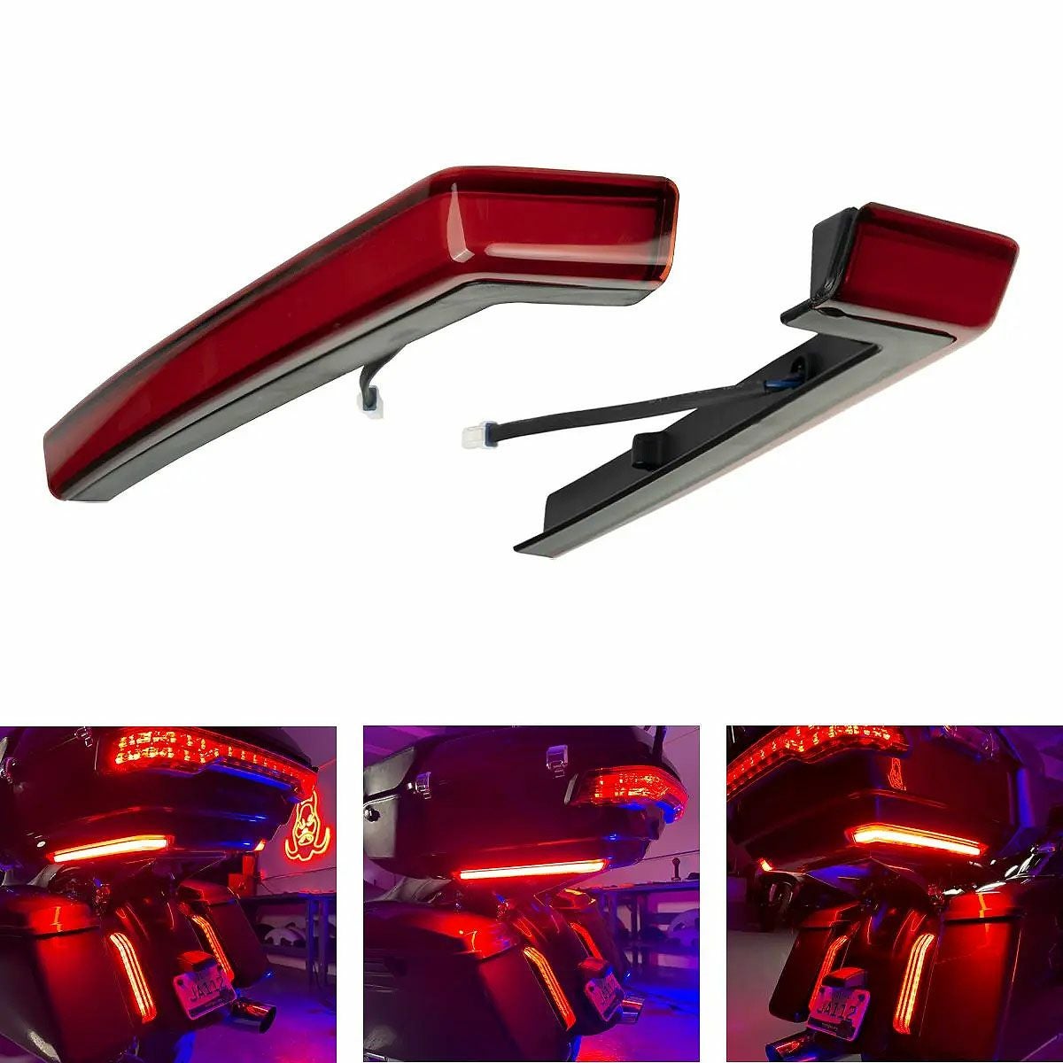 ハーレー、ツーリング2014年以降用ツアーパック用ライト、トリム