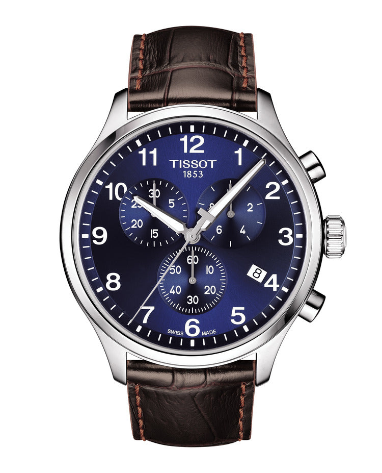 Tissot Chrono XL Quartz Chronograph (Blue Dial / 45mm) – Hemsleys