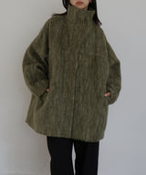 シャギースタンドカラーコート – hellam