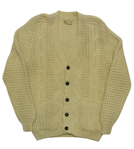 古着/USED] 80's アイルランド製 アランカーディガン ： sw-626