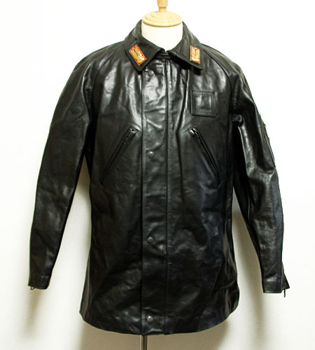 新品] 80's イタリア製 デッドストック イタリアポリスレザー