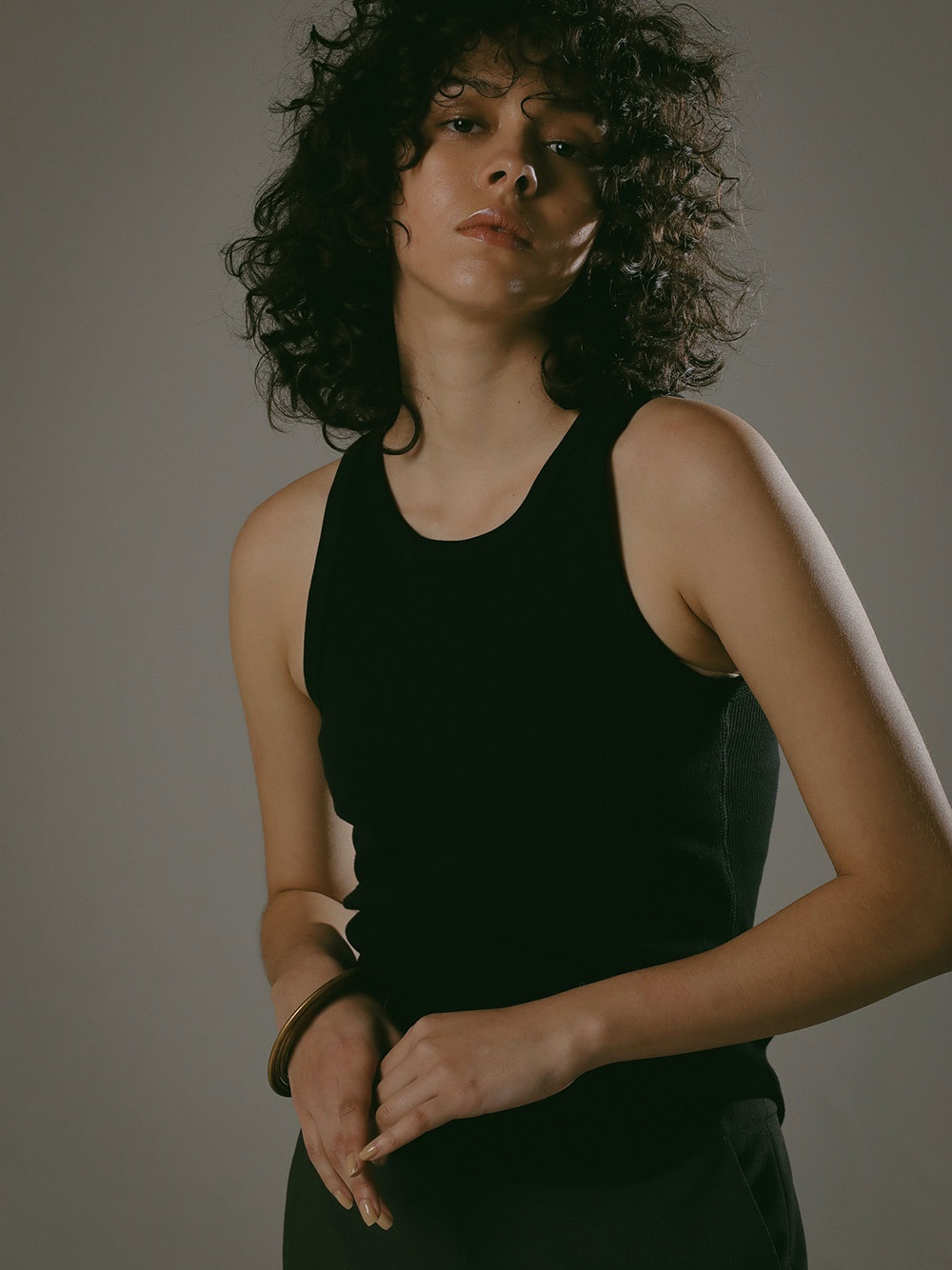 コットンリブタンクトップ | Cut and sew | HER. Online Store