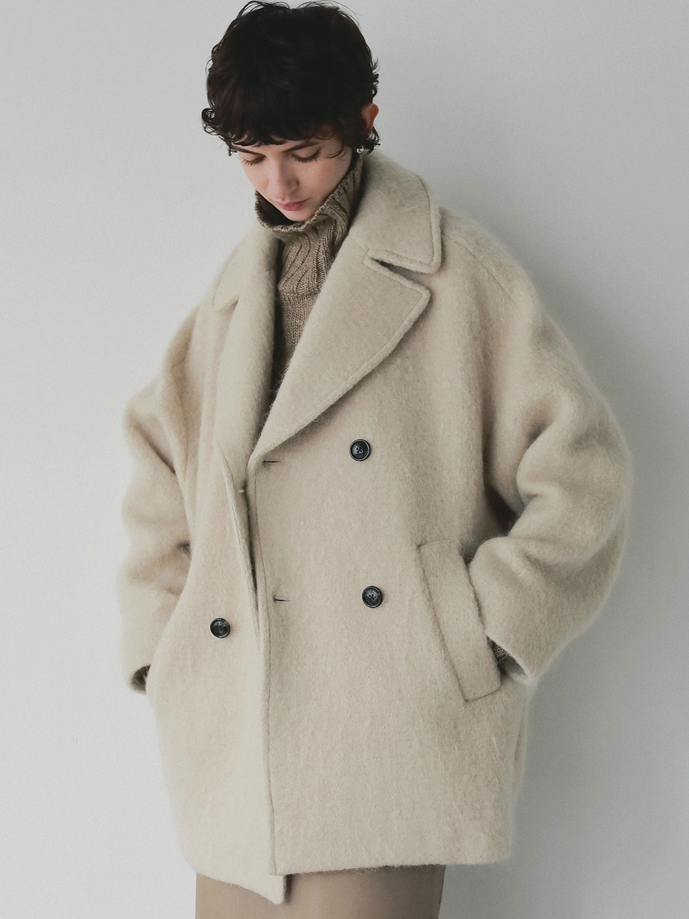 TICCA 別注モヘアPコート | Outer | HER. Online Store