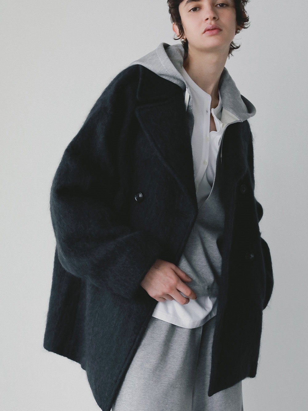 TICCA 別注モヘアPコート | Outer | HER. Online Store