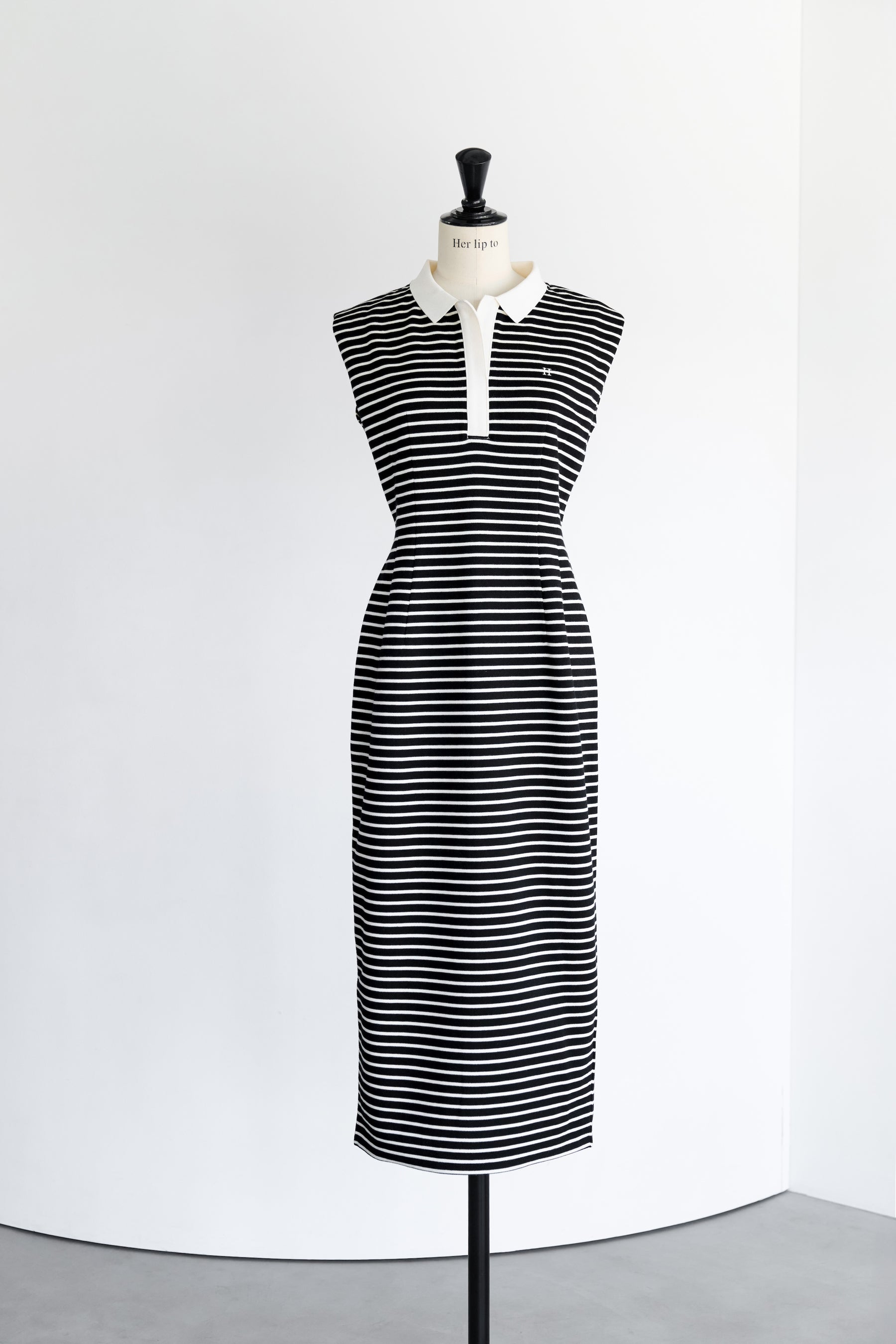 French Sleeve Polo Long Dress