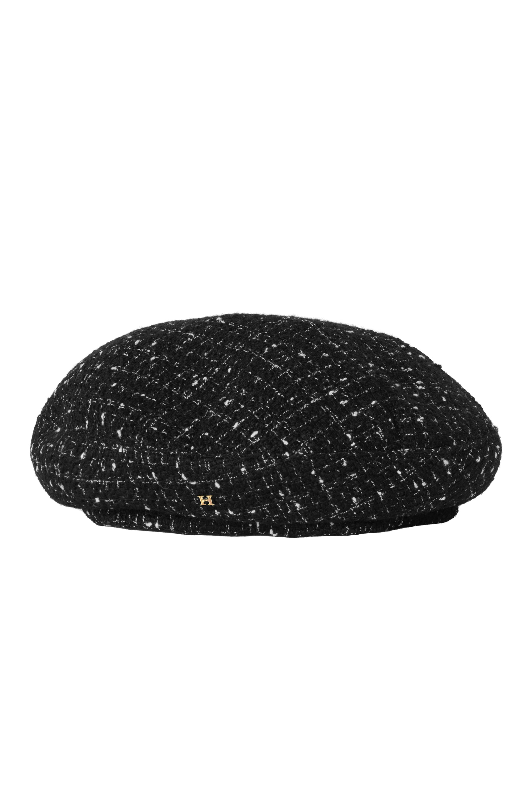 black×white / black】Tweed Beret