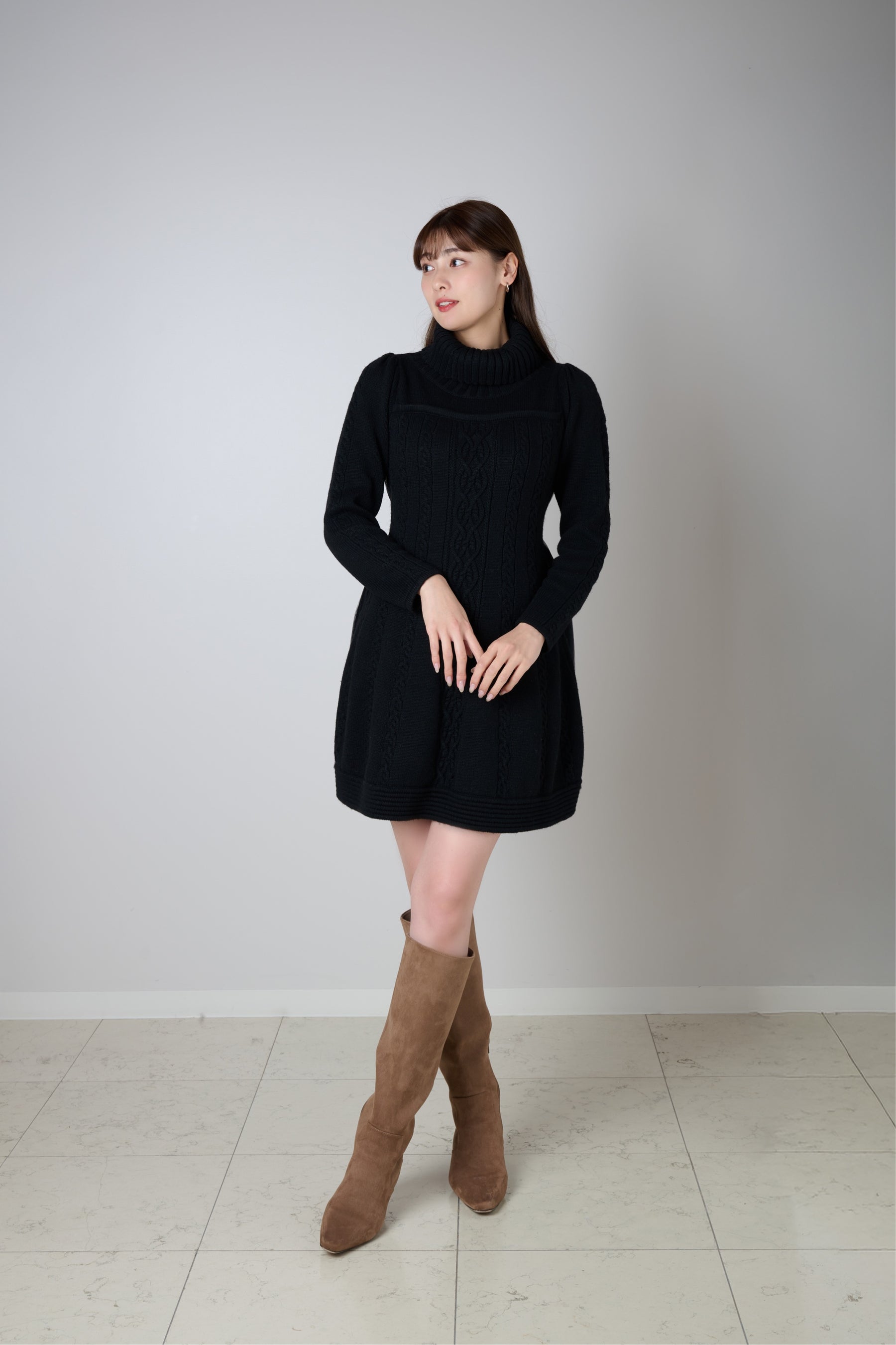 Clara Cable Knit Dress