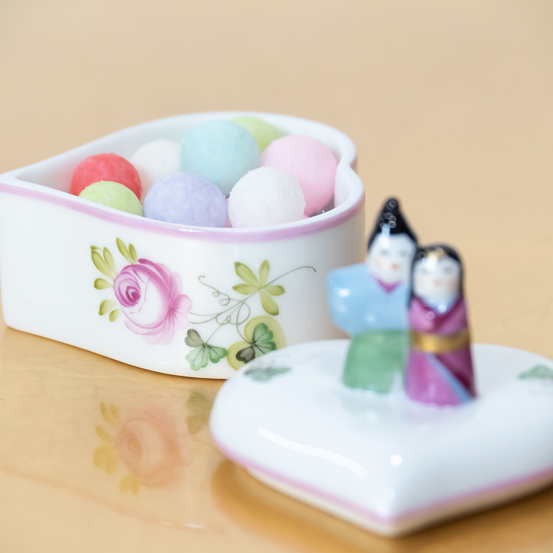 ウィーンの薔薇・シンプル] ひな小筺