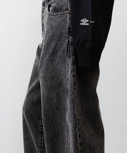 ssstein × UMBRO】DEFORMATION WIDE DENIM JEANS - BLACK | 公式通販