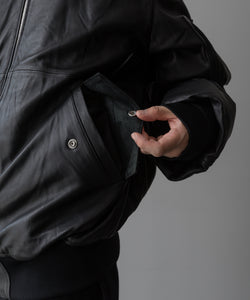 ssstein / シュタイン】LEATHER FLIGHT JACKET - BLACK | 公式通販