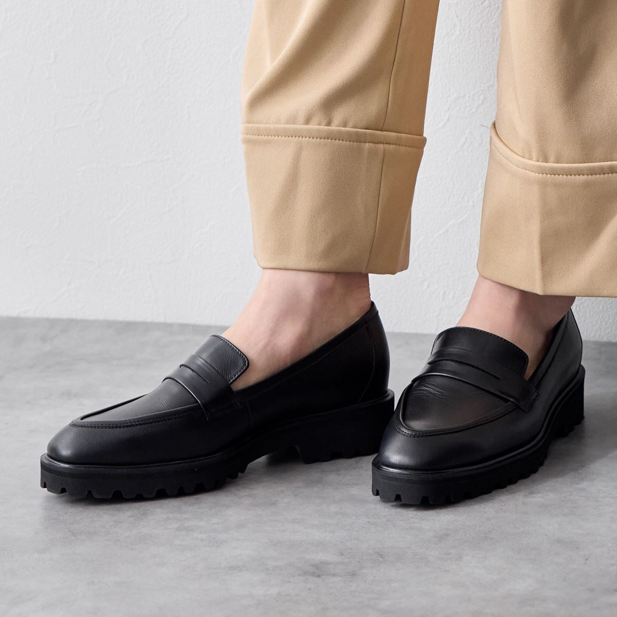 SALE】トラックソールローファー/641305