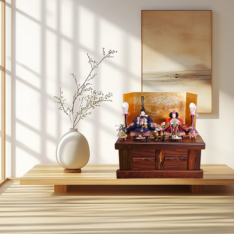 A small, elegant and storable doll for the Hinamatsuri festival