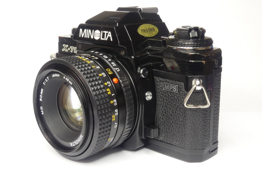 Minolta X700 SLR Camera MD3 50mm f1.7 lensHigh 5 Cameras