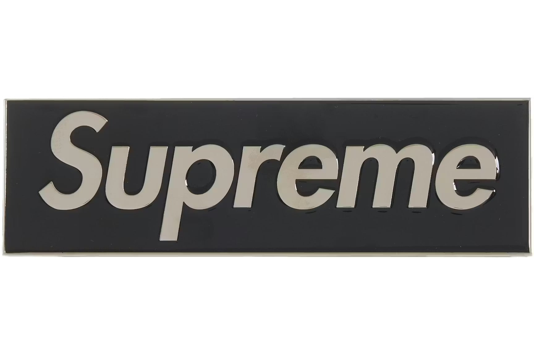 Supreme Box Logo Car Emblem Black – HIGHKIOSK