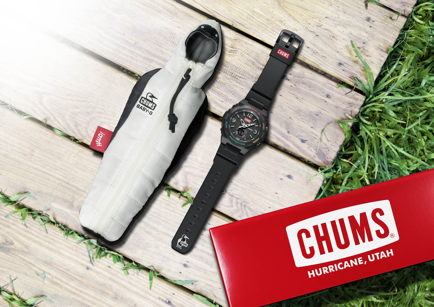 CASIO、米アウトドアブランドCHUMSとのコラボカラーBABY-G発売