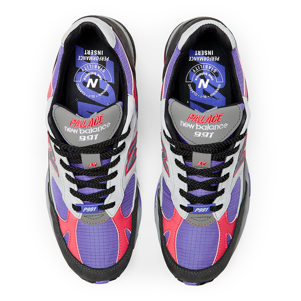 New Balance × PALACE SKATEBOARDS、コラボスニーカー「991」発売