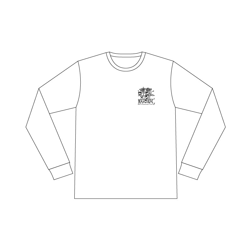 ロングスリーブTシャツ (日常) ホワイト KIDS（130） – Official髭男