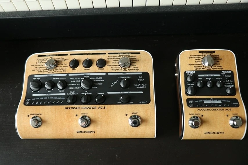 ZOOM AC-3 ACOUSTIC CREATORをレビュー。多彩なエフェクトが使える