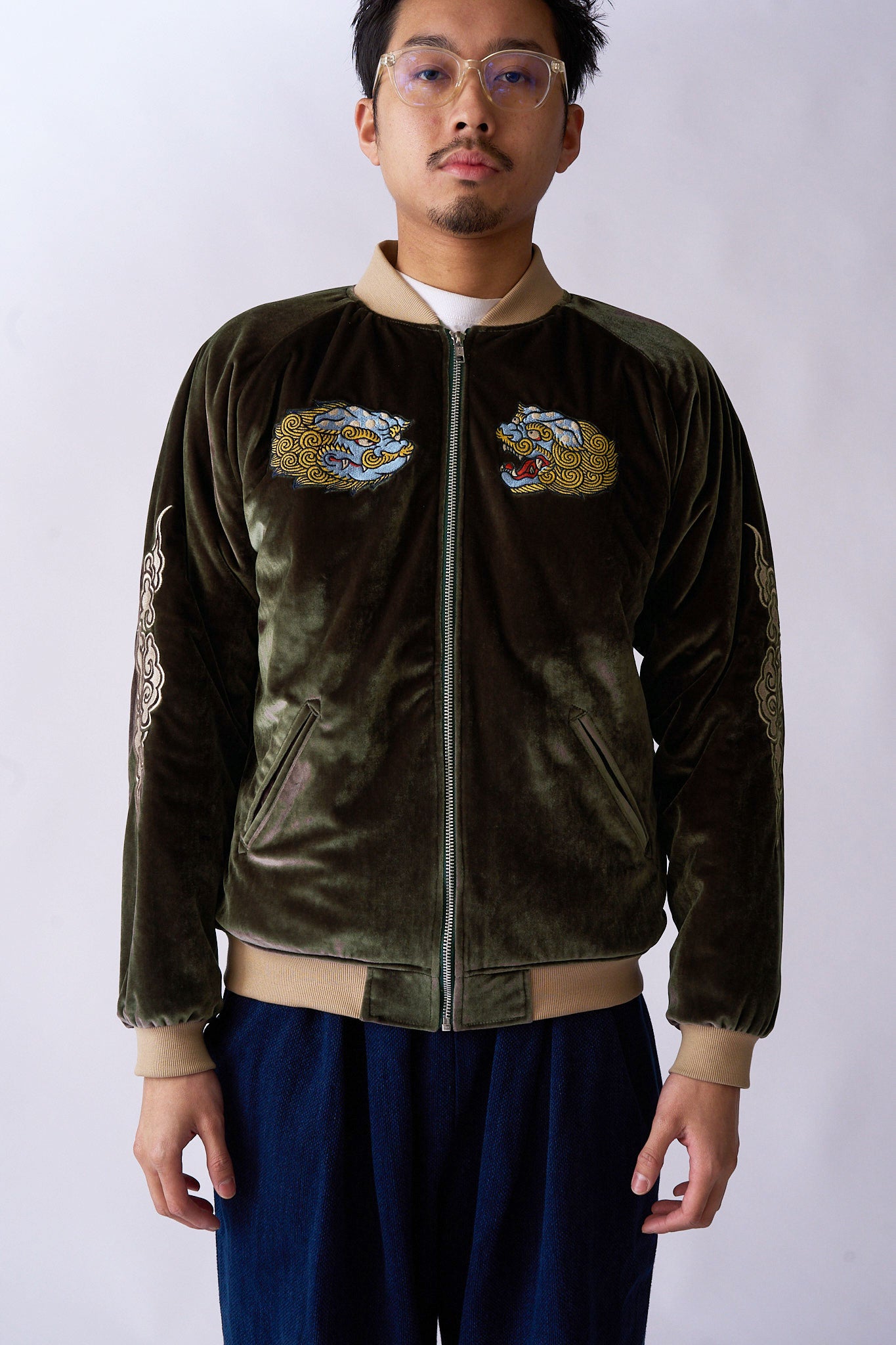 サラマンダーJAPAN MAP スカジャン – HiKESHi SPiRiT(火消魂)