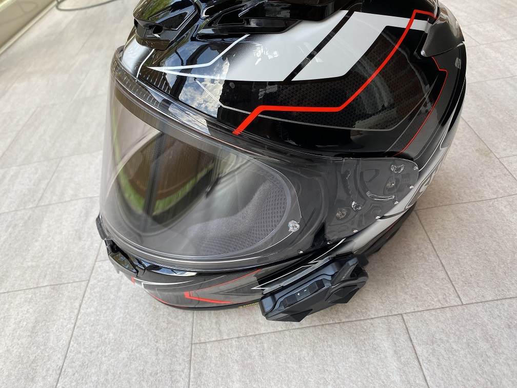 SHOEI Z-8に中華のフォトクロミックシールドを取り付け（完全に失敗