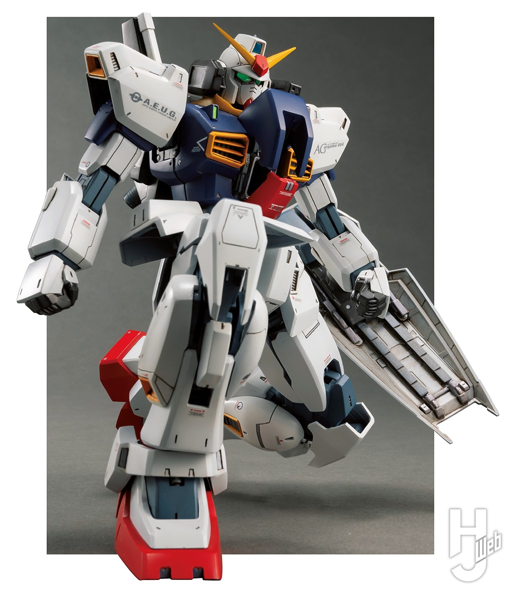 20年前のキット「MG RX-178 ガンダムMk-II Ver.2.0」を設定画稿に