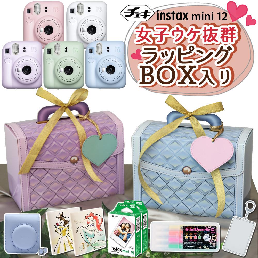 富士フイルム チェキ instax mini 12＆ケース＆フィルム20枚＆アルバム