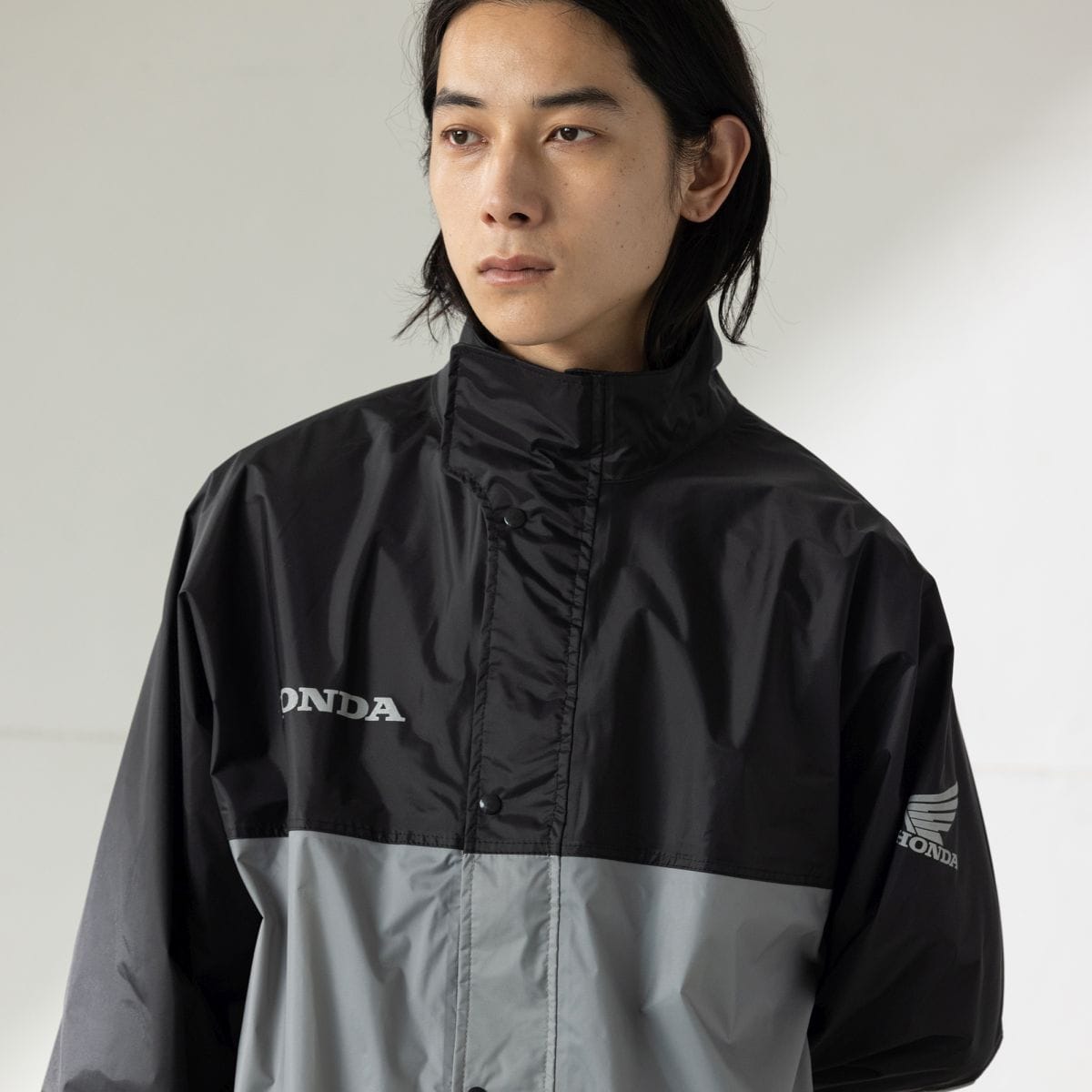 スクーターレインコート(F グレー/ブラック): ウェア・グッズ｜HondaGO