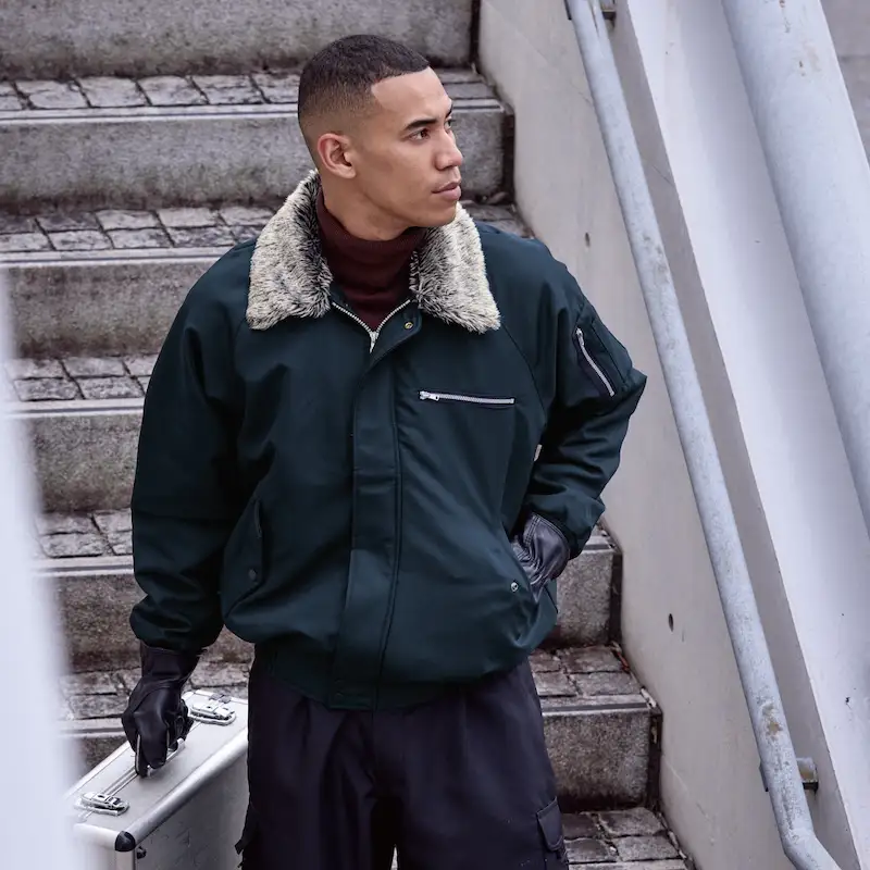 2000パイロットジャンバー ボア付き防寒着 - HOOH VILEA 作業着と電動