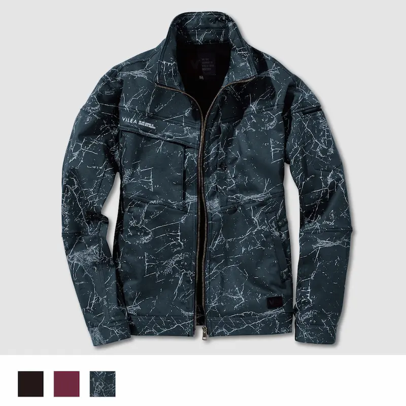 3803ストレッチジャケット - HOOH VILEA 作業着と電動ファン付き快適