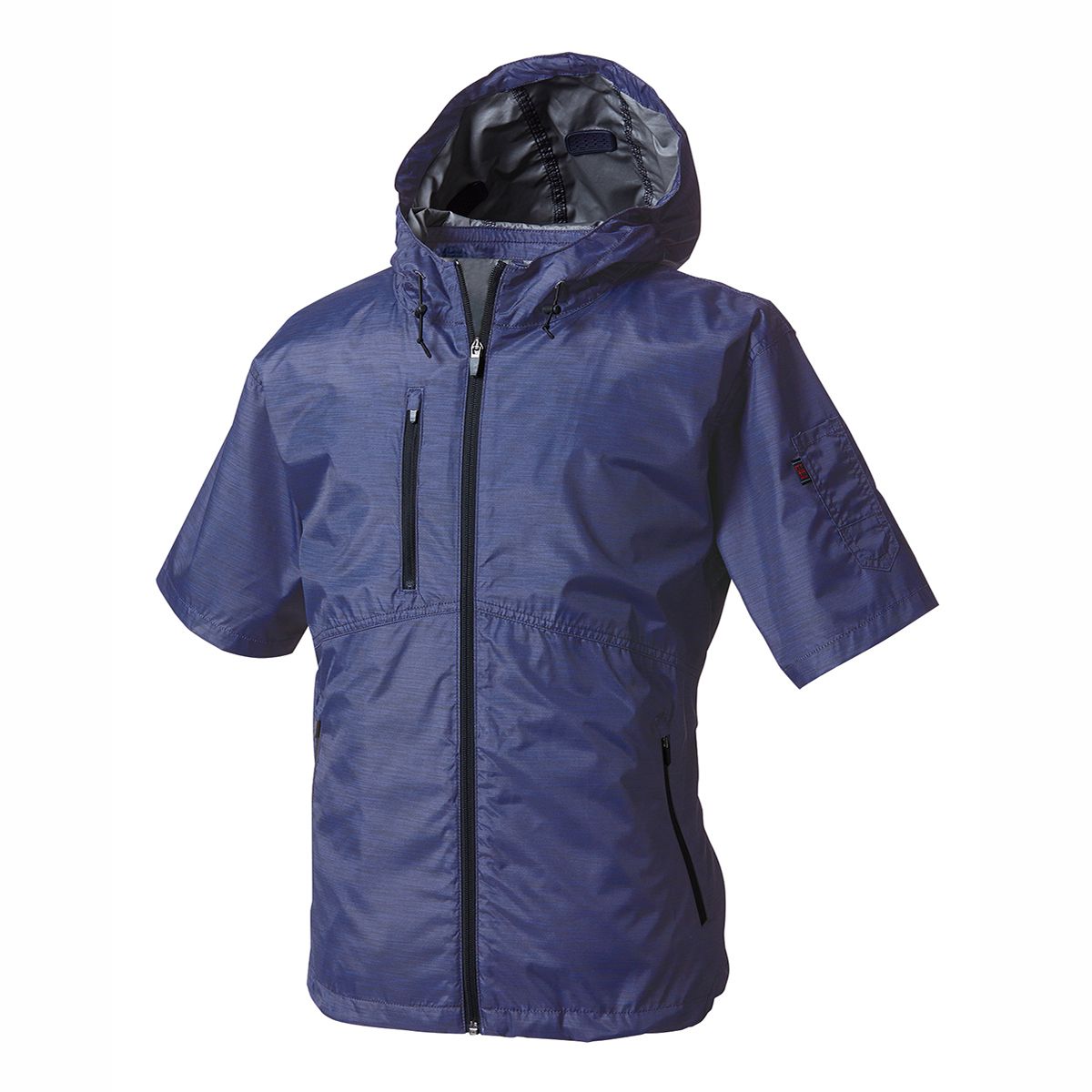 V8308半袖フードジャケット 空調機能を取り入れたファン付き作業服