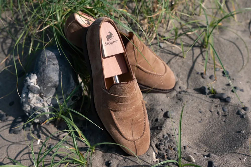 ブルネロクチネリ Suede Penny Loafer: - Hooked-on