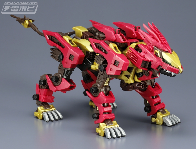 ZOIDS』レッドカラーとなったHMMライガーゼロ帝国仕様のテストショット