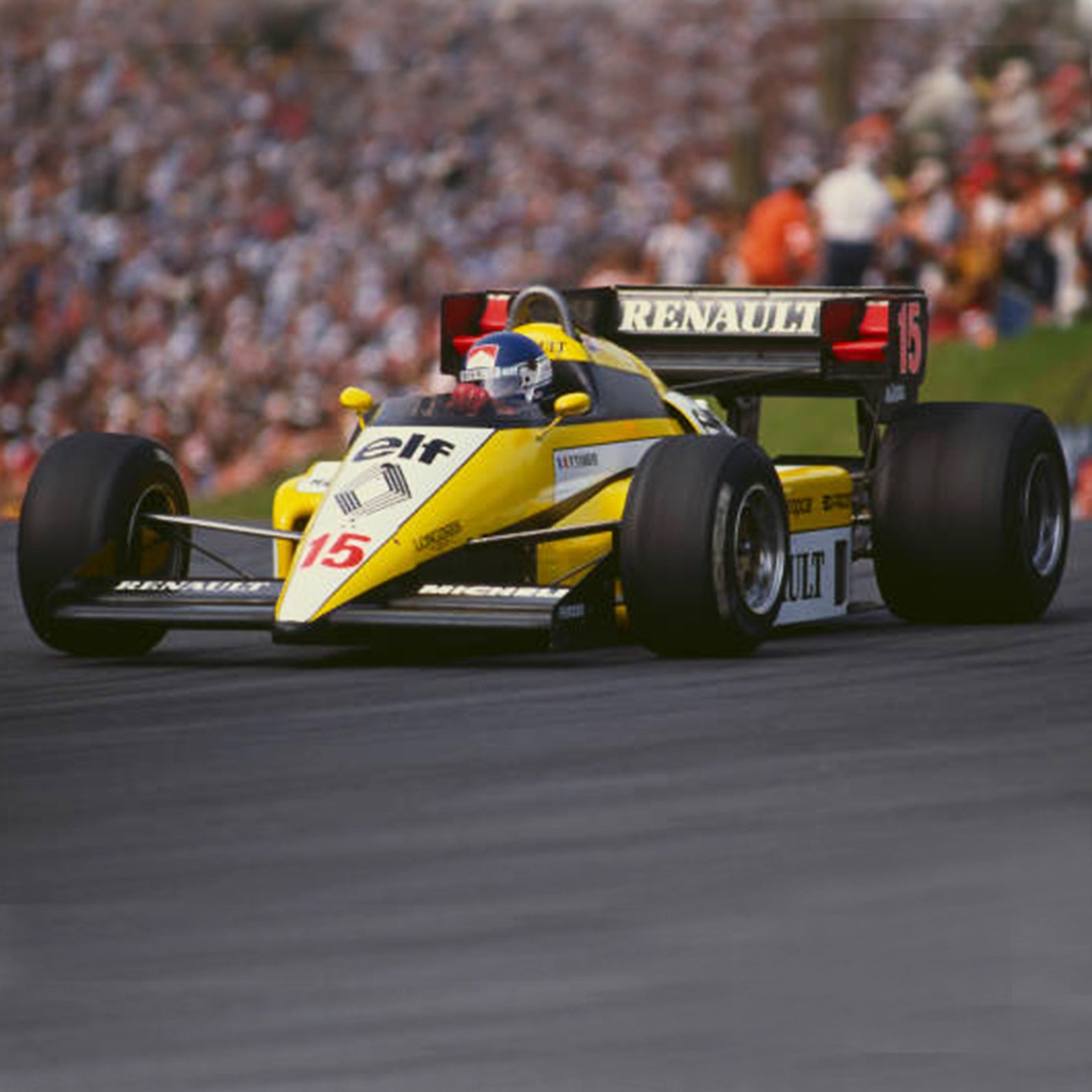 1984 Patrick Tambay Race Used Renault Elf Formula One Suit