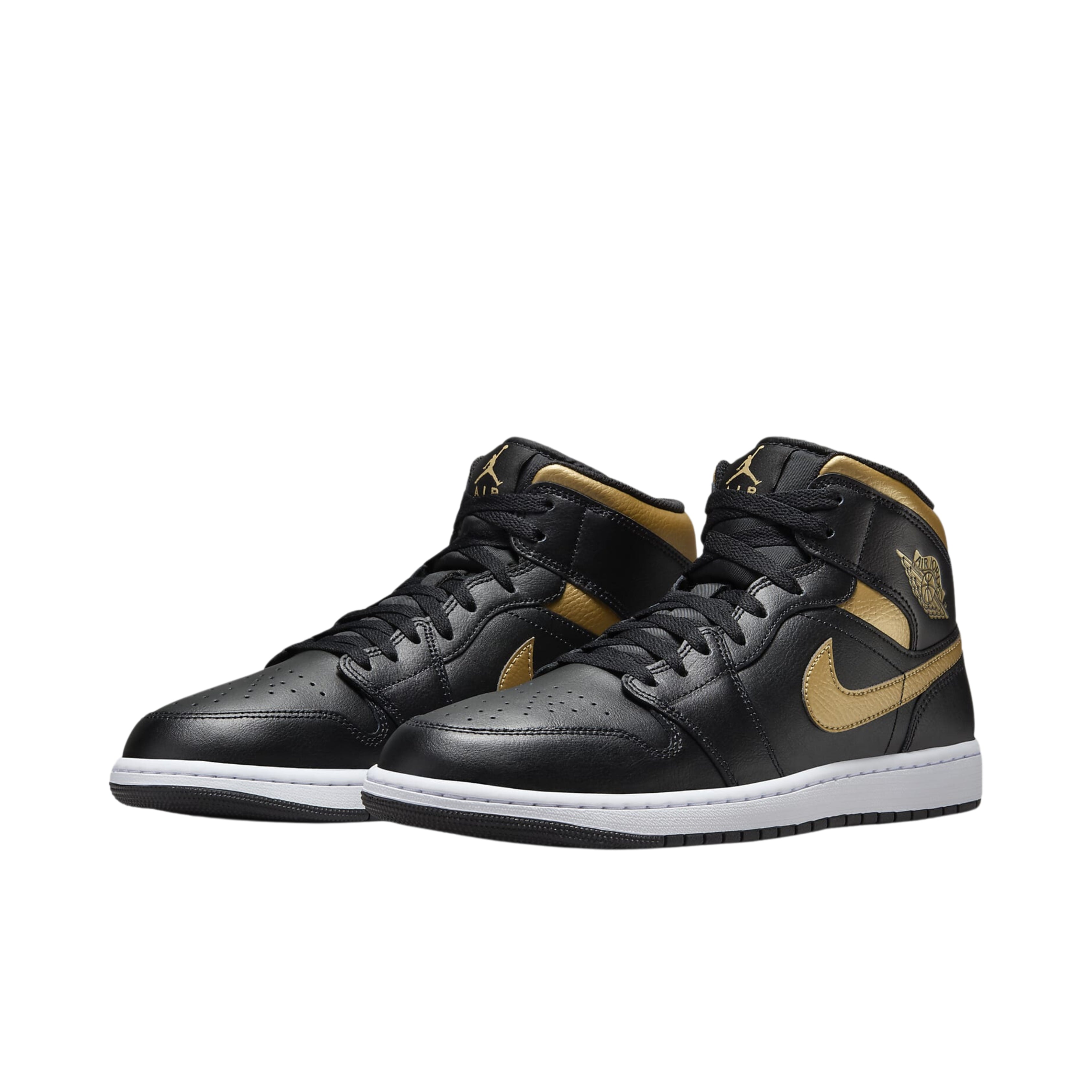 Nike Air Jordan 1 Mid 'Black Metallic Gold' | Holy Grails India