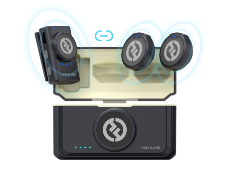 Hollyland ワイヤレスラベリアマイクロホンシステム Lark M2 Camera
