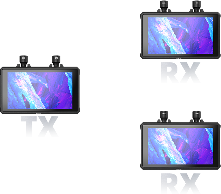 Hollyland ワイヤレス映像伝送モニター Mars M1Enhanced - 業務用撮影