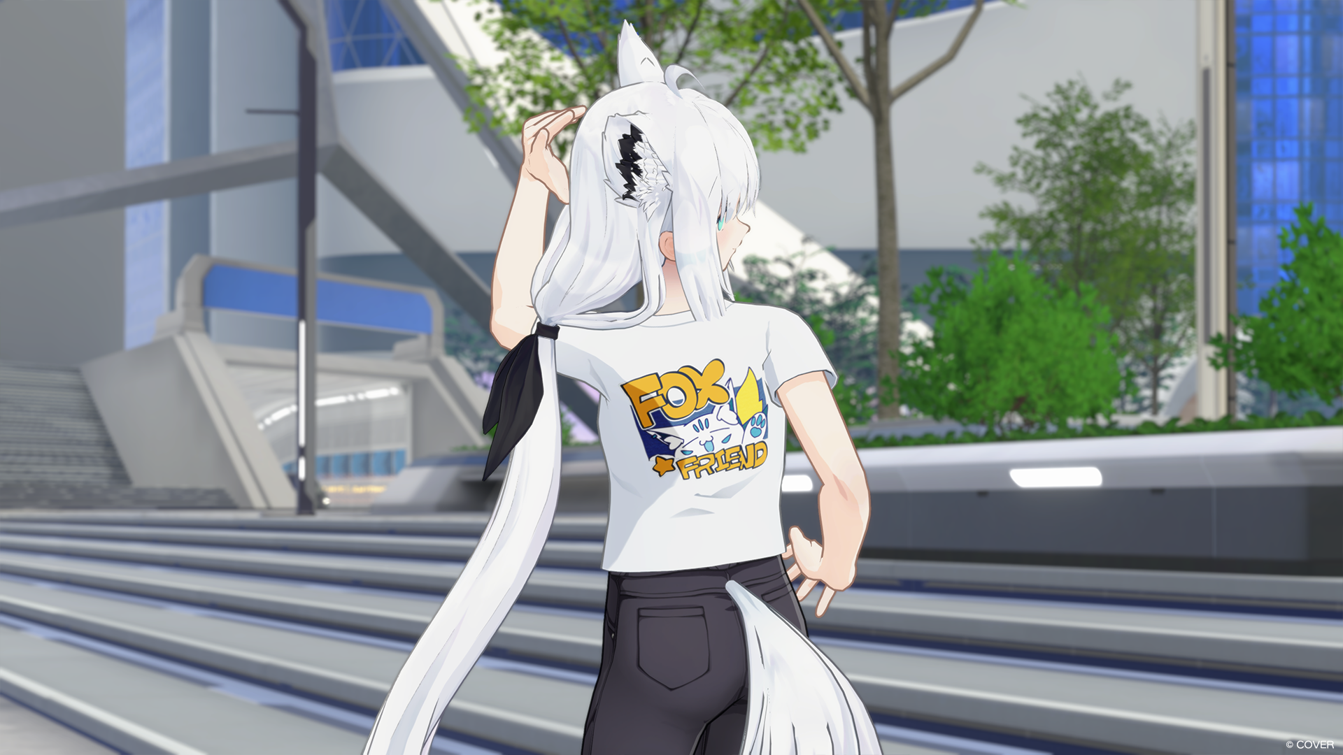 白上フブキがホロアースで自作した「フブキングダム FOXフレンドT