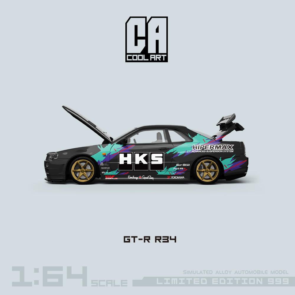 タミヤ1/10RC HKSスカイラインステッカー タミヤ 1/10RC HKS ニッサン
