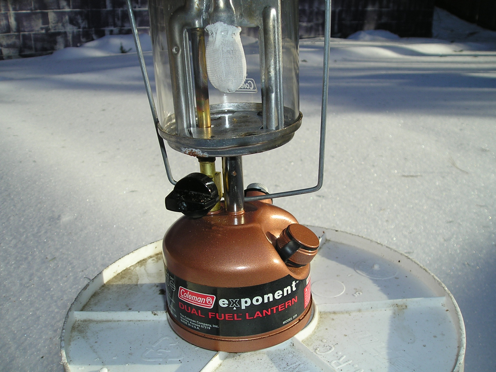 Coleman whitegas lantern | Abraham's Blog