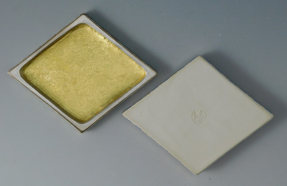 三代 中村秋峰 仁清菱柳桜絵 香合 | いとう鳳凰堂古美術店