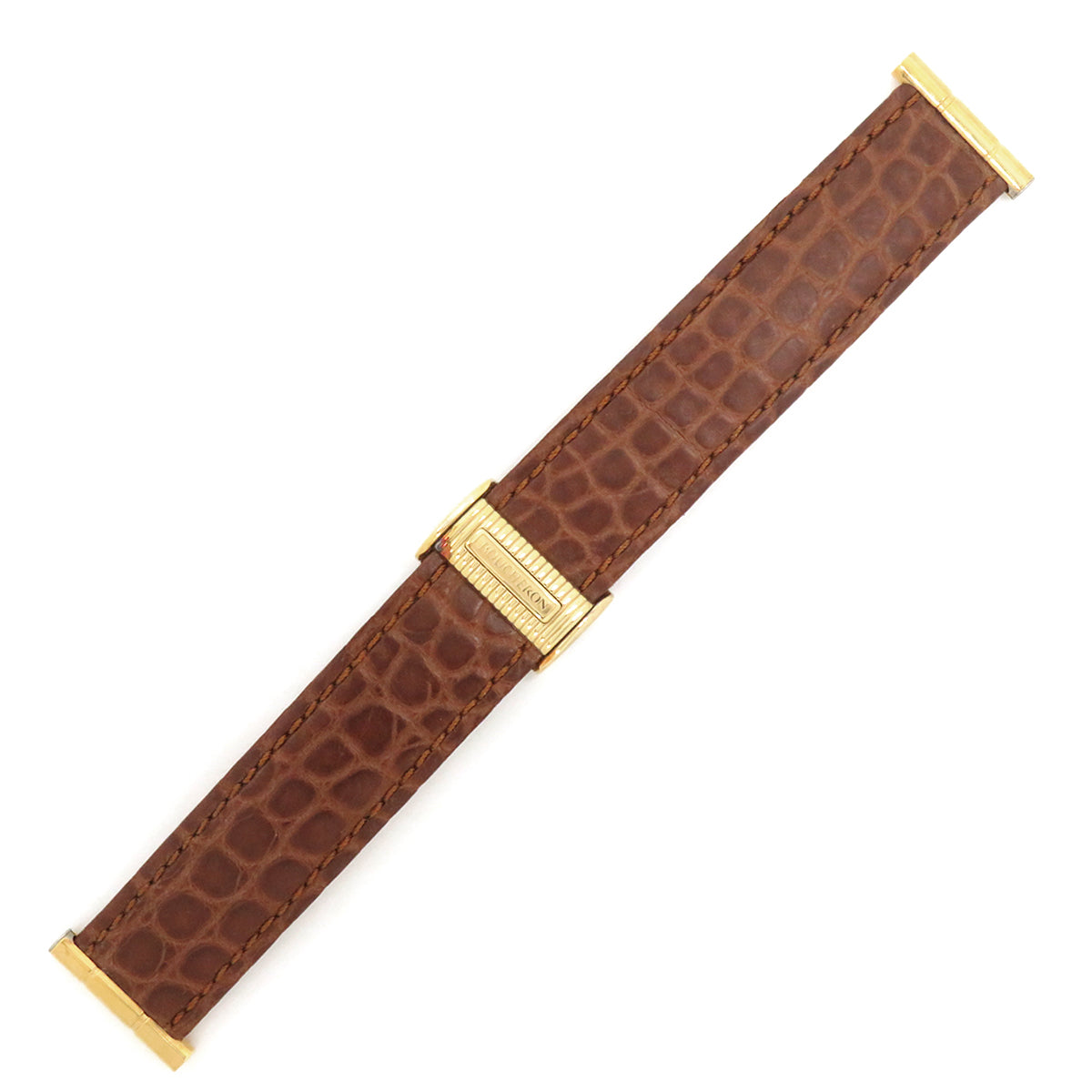 ブシュロン BOUCHERON リフレ用 クロコバンド ブラウン クロコダイル