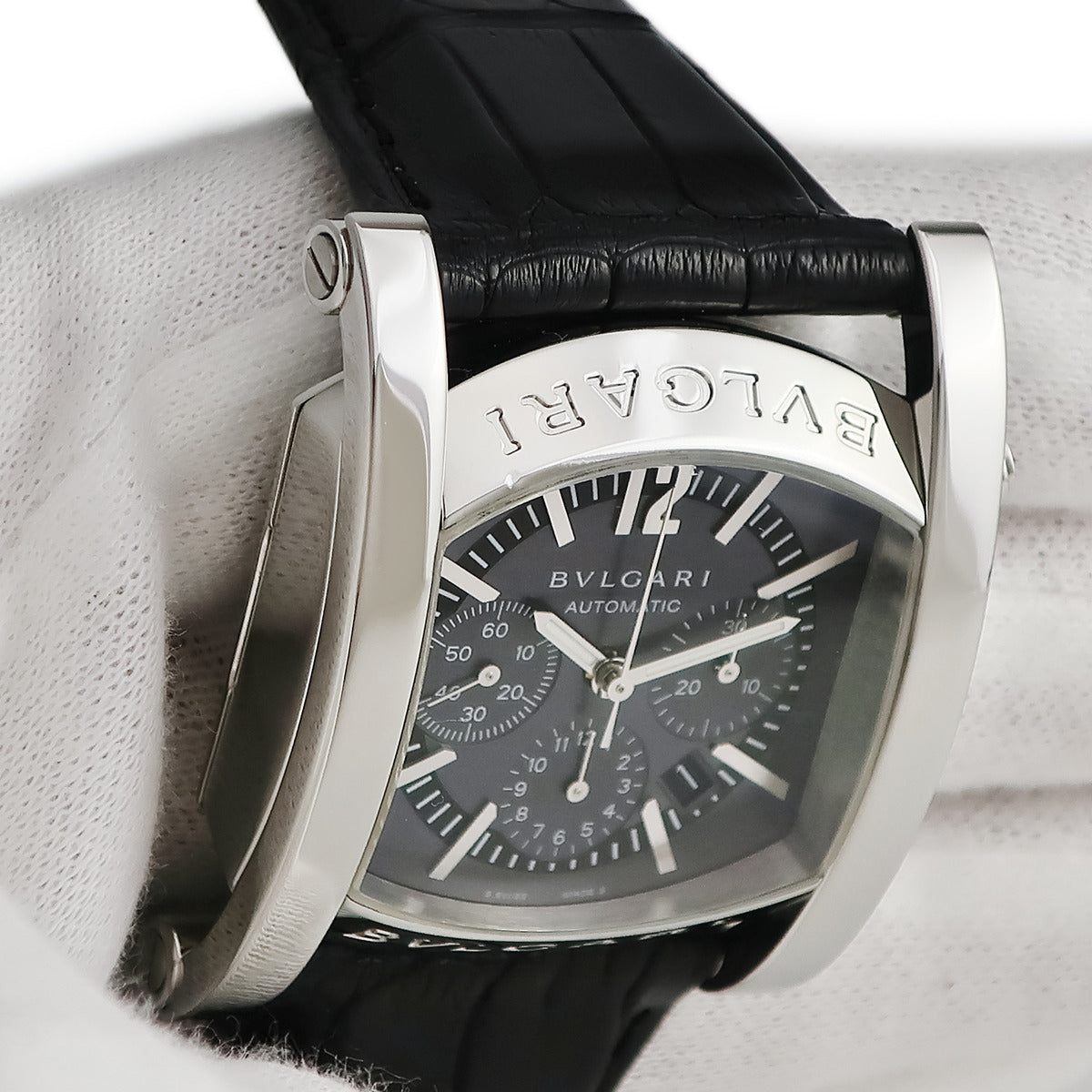 ブルガリ BVLGARI アショーマ クロノグラフ AA44SCH 自動巻き メンズ