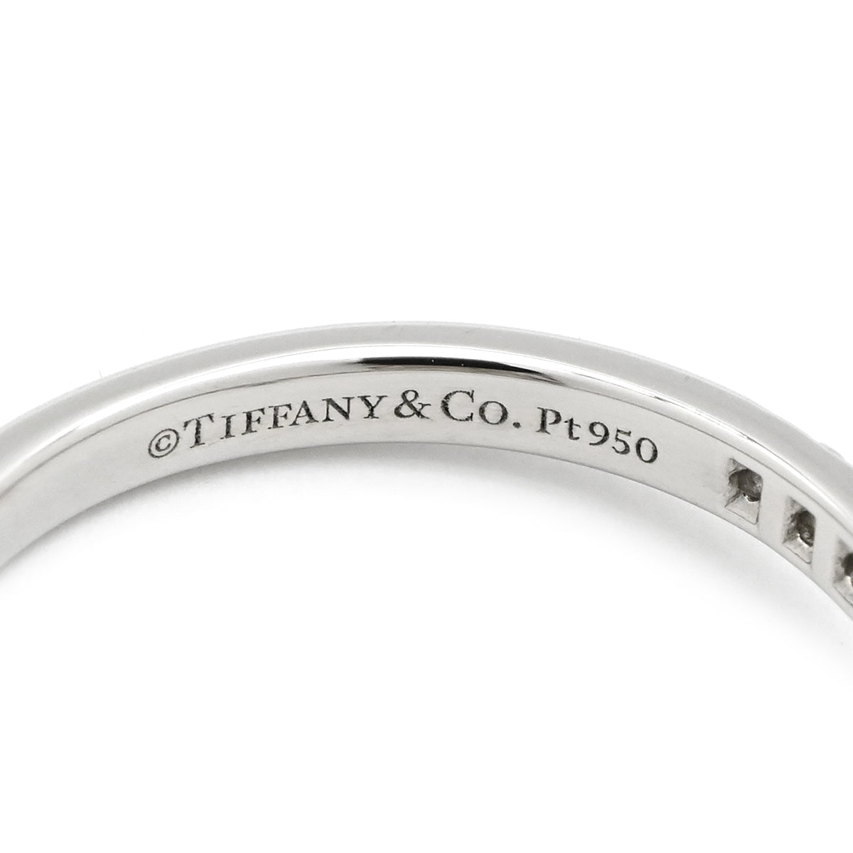 ティファニー Tiffany & Co ソレスト Vリング プラチナシルバー Pt950
